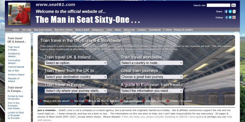 The Man in Seat Sixty-One